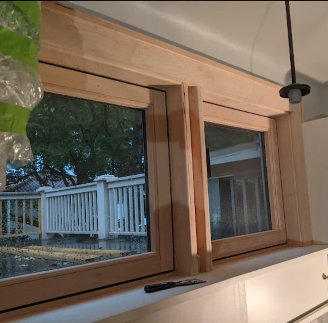 Custom Maple Window Trim — photo 2