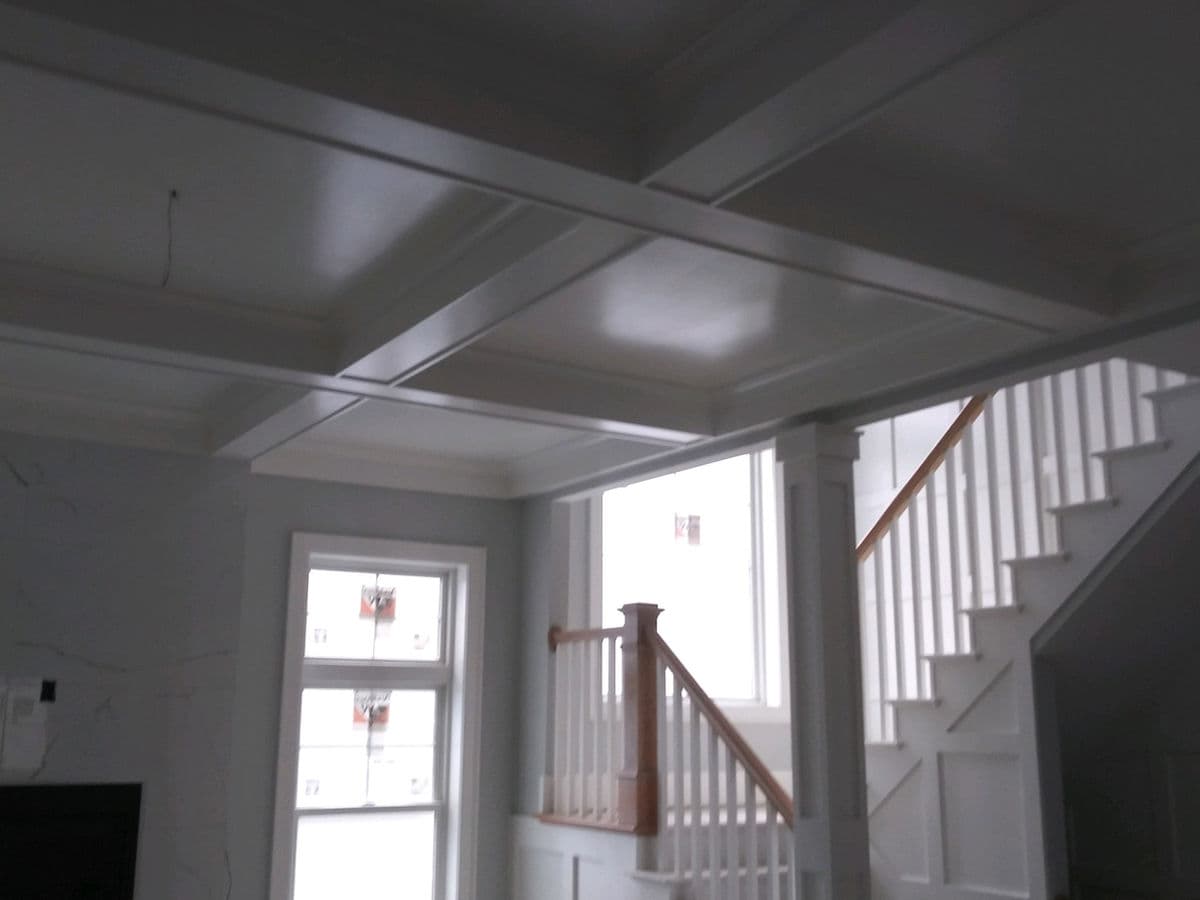 Coffered Ceiling Over Stair Hall — photo 13