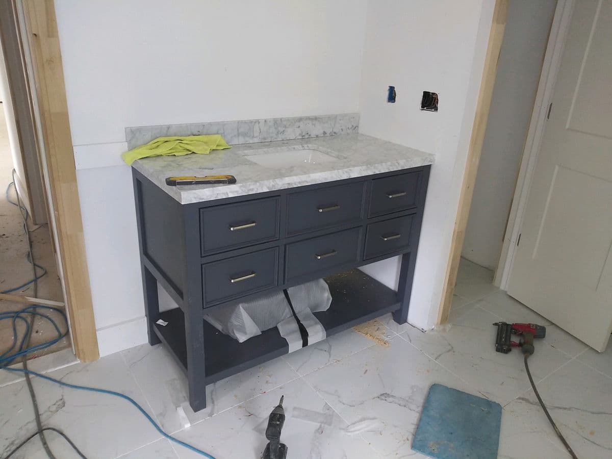 Bathroom Vanity Installation — photo 31