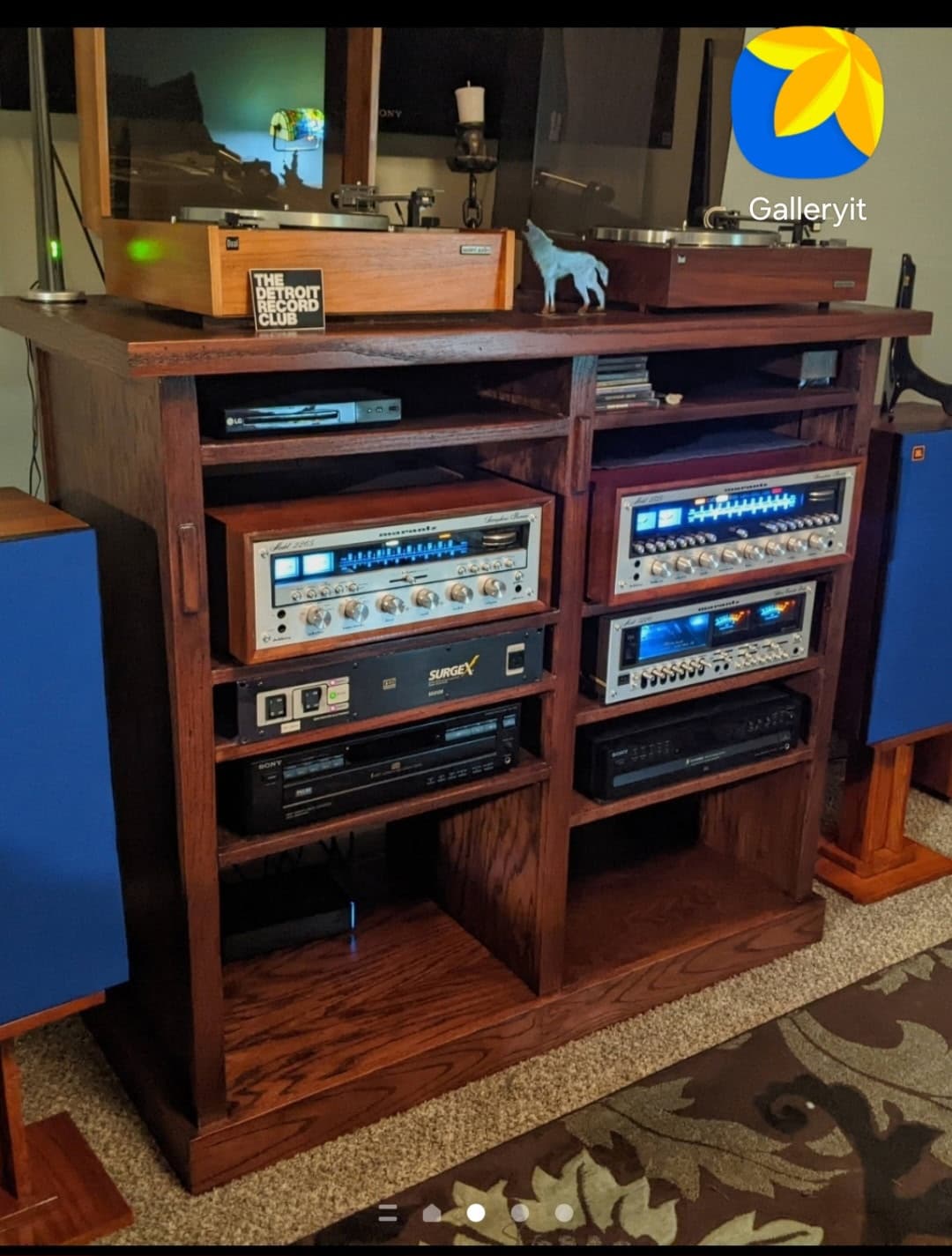 Custom Stereo Cabinet — photo 4